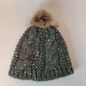 Patrick Francis Irish Wool Blend Pom-Pom Beanie